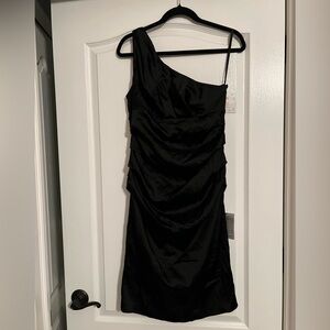 Women’s One Shoulder Black Cocktail Dress